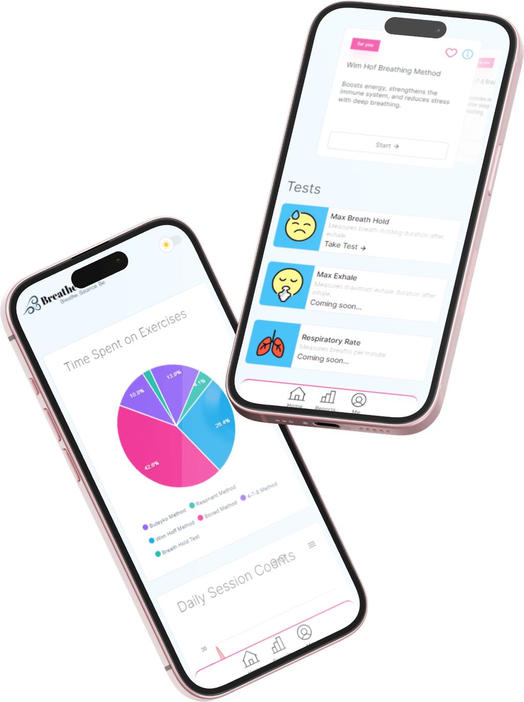 BreatheVibes App Exercises